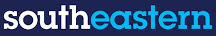 A blue background with the words south eastern on it