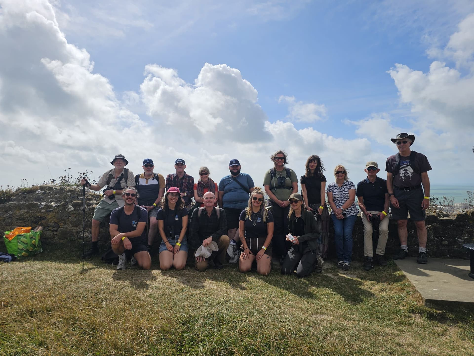 A group of people posing for a picture